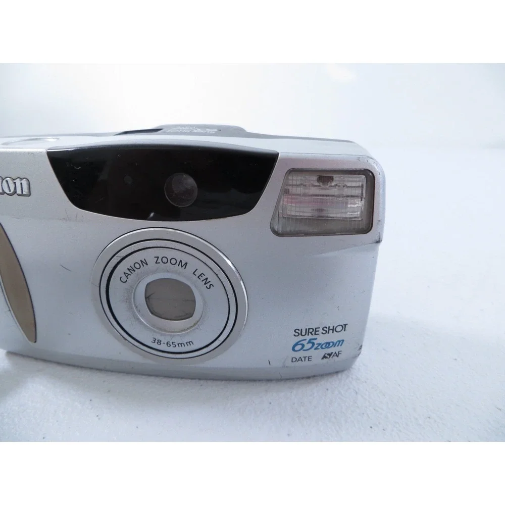Canon Sure Shot 65 Zoom Point & Shoot‎ 35mm Film Camera UNTESTED READ